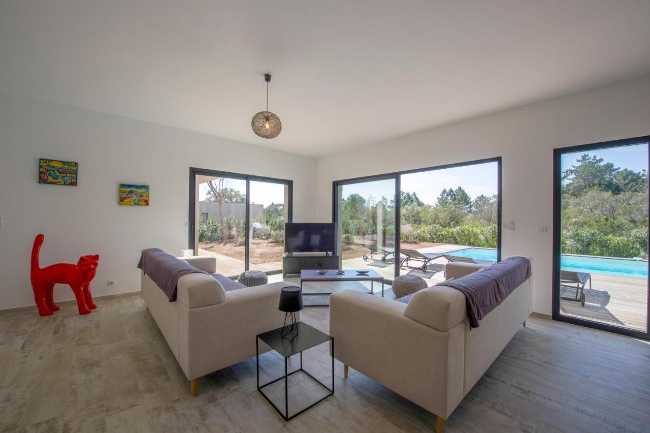Villa Calme Luxueuse Et Proche Plage Saint-Cyprien Lecci Eksteriør bilde